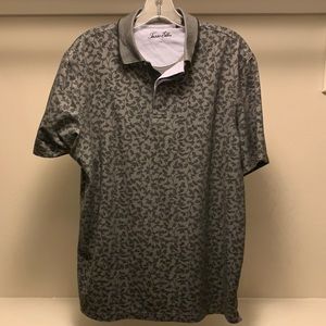 Tasso Elba Dark Floral Polo